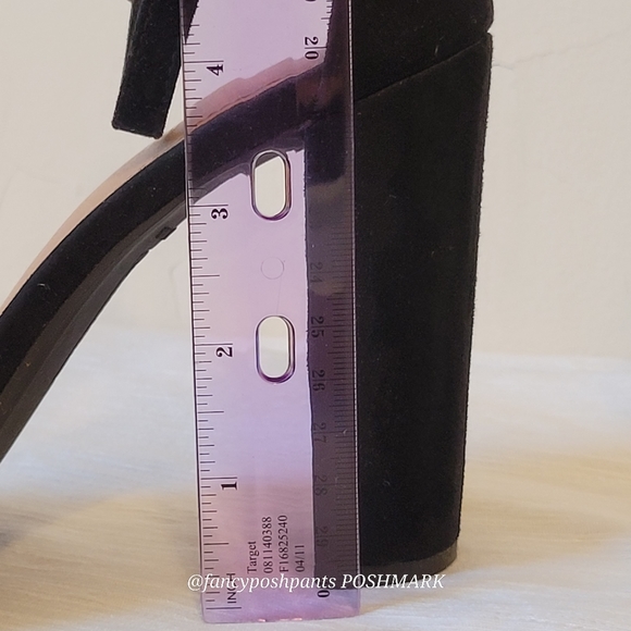 Chunky heel adjustable strap dressy sandal party prom dance shoe - Picture 6 of 17